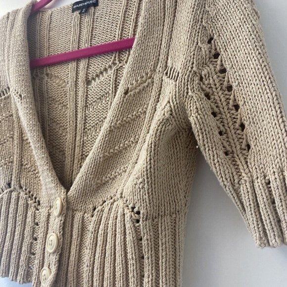 Warehouse short sleeve cardigan UK 8 - Picture 5 of 5